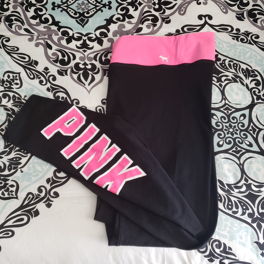 Victoria Secret Pink Yoga Leggings Women's size XL